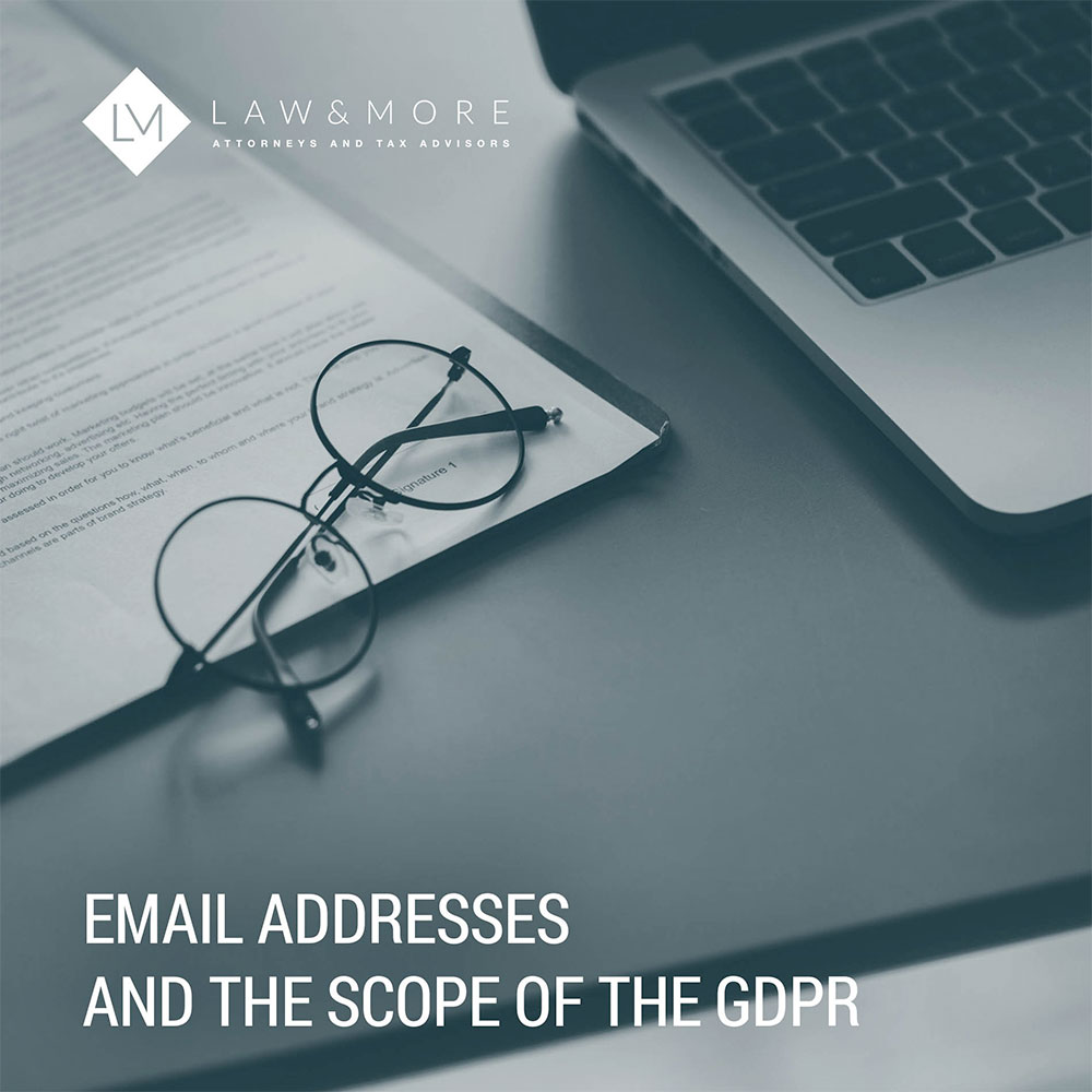 Email addresses and the scope of the GDPR