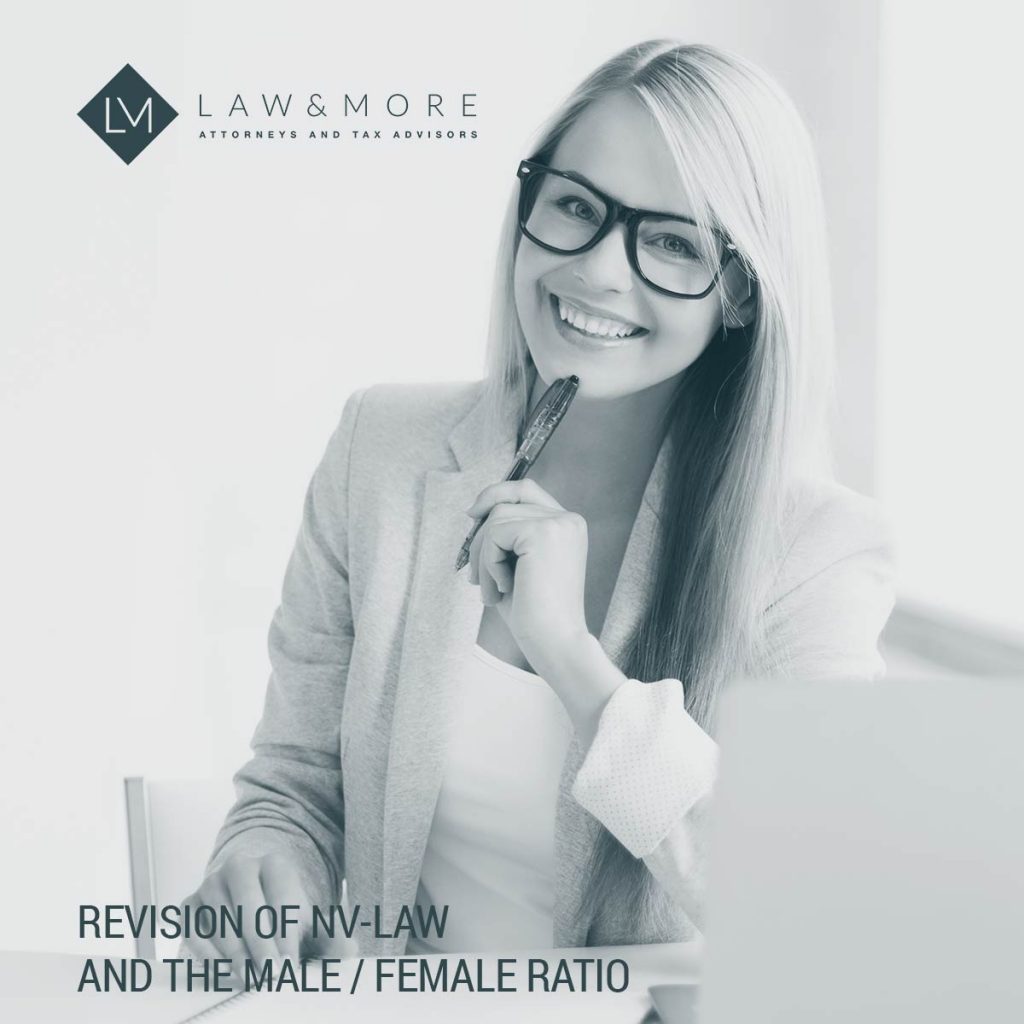 Revision of NV-law and the male / female ratio Image