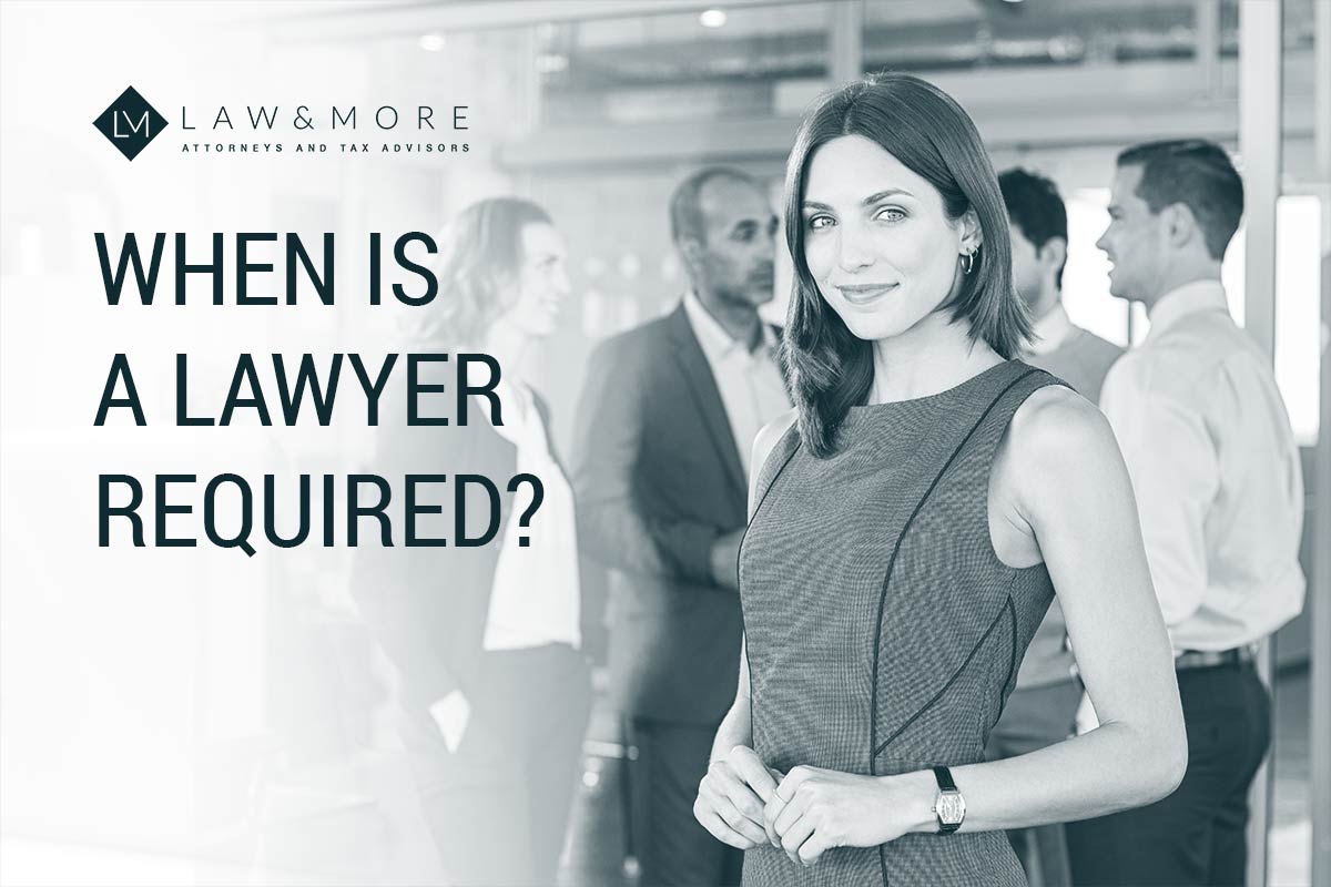 When is a lawyer required?